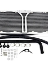 PLM Black Heat Exchanger w/ SPAL Fans & Wiring Harness Ford Mustang | Shelby GT500 2007-2012                                     - PLM-HE-FD-GT500-BLK-SPAL - Image 2