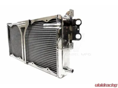 PLM Black Heat Exchanger w/ SPAL Fans & Wiring Harness Ford Mustang | Shelby GT500 2007-2012 - PLM-HE-FD-GT500-BLK-SPAL