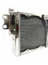 PLM Silver Heat Exchanger w/ SPAL Fans & Wiring Harness Ford Mustang | Shelby GT500 2007-2012                                     - PLM-HE-FD-GT500-SIL-SPAL - Image 4