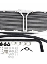 Private Label Mfg Silver Heat Exchanger for 2007-2012 Ford Mustang Shelby GT500                                     - PLM-HE-FD-GT500-SIL - Image 5