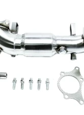 PLM Power Driven Downpipe 3" Stainless Steel for 2018-2022 Honda Accord 2.0T                                     - PLM-HFK8-DP-V2-A-CAT - Image 4