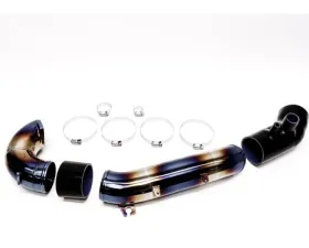 PLM Stainless Burnt Blue Turbo Inlet Pipe Kit Honda Civic Type R FK8 2017+