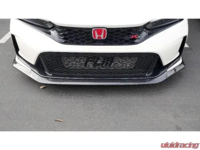 PLM Carbon Fiber Front Bumper Lip Honda Civic Type R FL5 K20C1 2023+ - PLM-HFL5-CF-LIP-FR