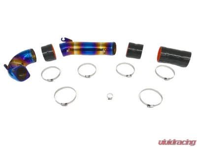 PLM Burnt Blue Turbo Inlet Pipe Kit Stainless Honda Civic Type R FL5 2023+ - PLM-HFL5-TB-IN-SS-TIT