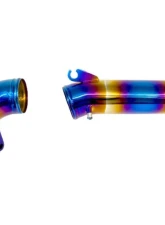 PLM Burnt Blue Turbo Inlet Pipe Kit Stainless Honda Civic Type R FL5 2023+                                     - PLM-HFL5-TB-IN-SS-TIT - Image 2