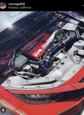 PLM Burnt Blue Turbo Inlet Pipe Kit Stainless Honda Civic Type R FL5 2023+                                     - PLM-HFL5-TB-IN-SS-TIT - Image 3