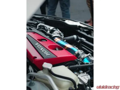 PLM Burnt Blue Turbo Inlet Pipe Kit Stainless Honda Civic Type R FL5 2023+ - PLM-HFL5-TB-IN-SS-TIT