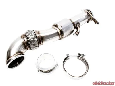 PLM Power Driven 3.0" Stainless Steel Downpipe for Hyundai Veloster Turbo & KIA Forte GT 2014-2024 - PLM-HFS-DP-CAT