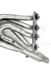 PLM Power Driven H-Series Hood Exit Race Header 4-1 Megaphone H22 F20B H22A Honda Civic | Del Sol | CRX | Acura Integra 1988-2000                                     - PLM-HH-HOOD-HEADER-SHIELD - Image 5