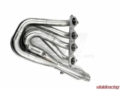 PLM Power Driven H-Series Hood Exit Race Header 4-1 Megaphone H22 F20B H22A Honda Civic | Del Sol | CRX | Acura Integra 1988-2000 - PLM-HH-HOOD-HEADER-SHIELD
