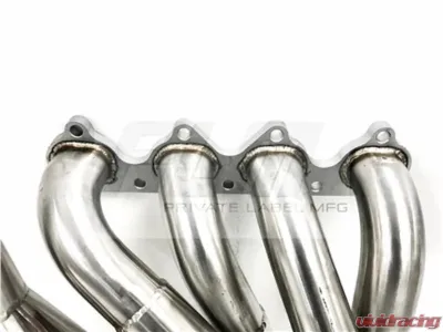 PLM Power Driven H-Series Hood Exit Race Header 4-1 Megaphone H22 F20B H22A Honda Civic | Del Sol | CRX | Acura Integra 1988-2000 - PLM-HH-HOOD-HEADER-SHIELD