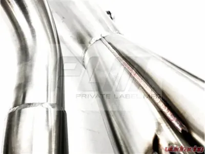 PLM Power Driven H-Series Hood Exit Race Header 4-1 Megaphone H22 F20B H22A Honda Civic | Del Sol | CRX | Acura Integra 1988-2000 - PLM-HH-HOOD-HEADER-SHIELD