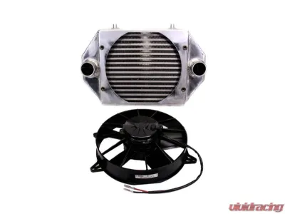 PLM Intercooler w/ SPAL Fan R DS RS XMR RC Can-Am Maverick X3 Turbo 2017+ - PLM-IC-CAN-AM-SPAL