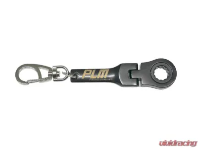 PLM Black 10mm Ratchet Wrench Keychain - PLM-KEYCHAIN-10MM-BLK