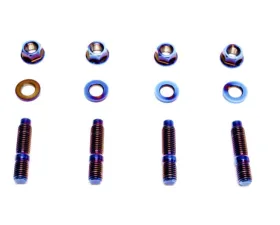 PLM M10 x 1.5mm Titanium Turbo to Manifold Stud Kit