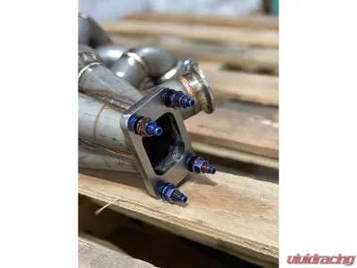 PLM M10 x 1.5mm Titanium Turbo to Manifold Stud Kit - 4PCS for T3 T4 Turbo Manifolds - PLM-M10-BOLT-TITAN-TURBO-4PCS