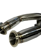Private Label Mfg 3-Inch Catted Downpipes for BMW M3 F80 & M4 F82 2014+                                     - PLM-M3-DP-F80-CAT - Image 4