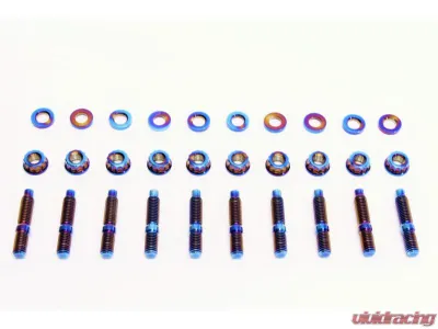 PLM Titanium Intake Manifold Stud Kit Honda B D F H J K-Series - PLM-M8-BOLT-TITAN-10PCS