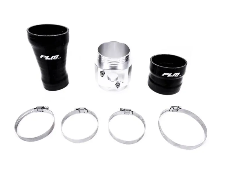 PLM Silver Race MAF Housing Conversion Kit Honda Civic 2016+ - PLM-MAF-NON-SI-SIL-75-RACE-HOSE