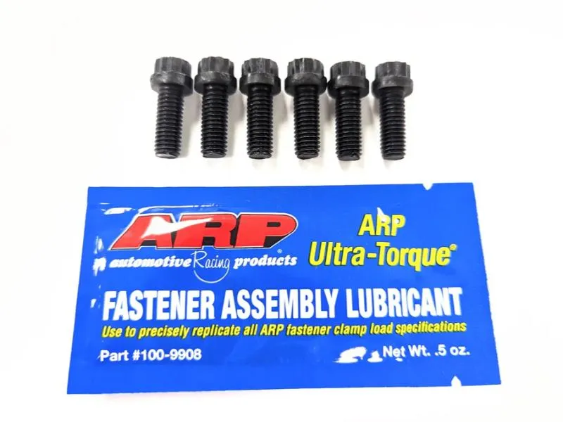 PLM Set of 6 Pieces Pressure Plate Bolts & ARP Ultra-Torque Lubricant for Honda & Acura - PLM-PPB-BOLT-ARP