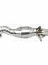 Private Label Mfg Power Driven Downpipe 2.5" for 2007-2014 Mini Cooper R56 S/Clubman/Cabrio                                     - PLM-R56-DP-CAT - Image 4