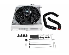 PLM Passenger Side Radiator Kit w/ SPAL Fan Honda Civic | Acura Integra K-Swap 1992-2001