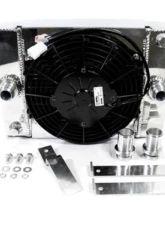 PLM Power Driven Compact Drag Radiator Small w/ SPAL Fan                                     - PLM-RD-SM-SPAL-9 - Image 5