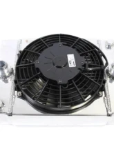 PLM Power Driven Compact Drag Radiator Small w/ SPAL Fan                                     - PLM-RD-SM-SPAL-9 - Image 2