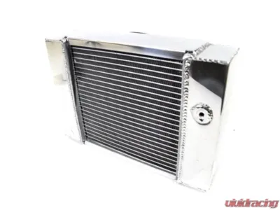 PLM Power Driven Compact Drag Radiator Small w/ SPAL Fan - PLM-RD-SM-SPAL-9