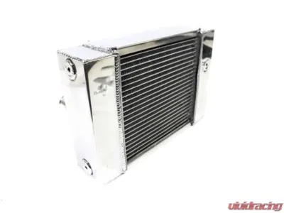 PLM Power Driven Compact Drag Radiator Small w/ SPAL Fan - PLM-RD-SM-SPAL-9