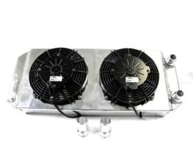 PLM Power Driven Tucked Radiator w/ 2 Fans Honda Acura