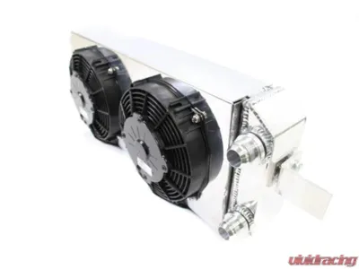 PLM Power Driven Tucked Radiator w/ 2 Fans Honda Acura - PLM-RD-TCK-SPAL
