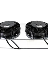 PLM Power Driven Tucked Radiator w/ 2 Fans Honda Acura                                     - PLM-RD-TCK-SPAL - Image 3