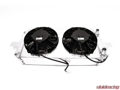 PLM Power Driven Tucked Radiator XL w/ 2 Fans Honda Acura - PLM-RD-TCK-XL-SPAL