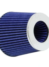 PLM K&N Blue Adjustable Size 3inch 3.5inch 4inch Universal Air Filter                                     - PLM-RG-1001-BL - Image 3