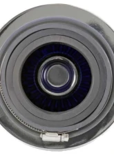 PLM K&N Blue Adjustable Size 3inch 3.5inch 4inch Universal Air Filter                                     - PLM-RG-1001-BL - Image 2