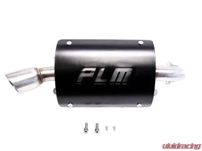 PLM Black Bolt-On Exhaust for Polaris RZR Pro XP 2020-2024, 304 Stainless Steel - PLM-RZR-XP1000-EXH-BLK