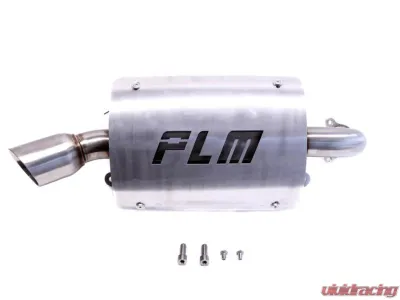 PLM Silver Bolt-On Exhaust for Polaris RZR Pro XP 2020-2024, 304 Stainless Steel - PLM-RZR-XP1000-EXH-SIL