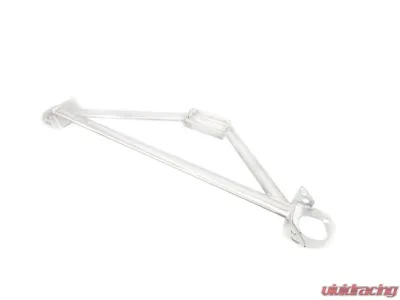 PLM Raw Aluminum 3 Point Front Strut Tower Bar Honda Civic | Acura Integra 1992-2001 - PLM-STB-001-EG-DC2-ALUMINUM