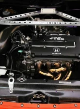 PLM Billet Modular 3 Point Front Strut Tower Bar V2 for B | D | H-Series Honda EG EK DC2 1992-2001                                     - PLM-STB-001-EG-DC2-BILLET-V2 - Image 4