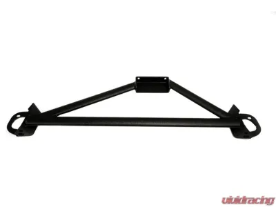 PLM Wrinkle Black 3 Point Front Strut Tower Bar Acura Integra DA 1990-1993 - PLM-STB-DA-BLK