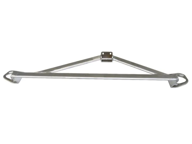 PLM Raw Aluminum 3 Point Front Strut Tower Bar Acura Integra DA 1990-1993 - PLM-STB-DA