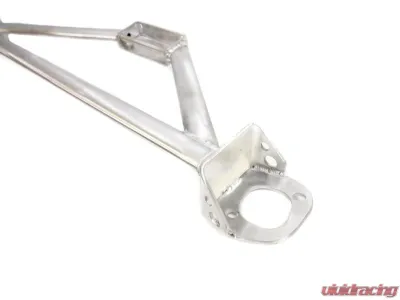 PLM Raw Aluminum 3 Point Front Strut Tower Bar Acura Integra DA 1990-1993 - PLM-STB-DA