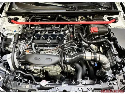 PLM Front Strut Tower Bar Acura Integra | Honda Civic 2022+ - PLM-STB-FC-RED-KIT-A