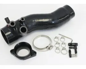 PLM Black Turbo Inlet Hose Kit 3-inch w/ Nozzle Subaru WRX 2015-2021