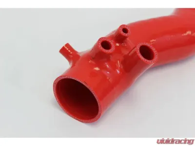 PLM Red Turbo Inlet Hose Kit 3-inch w/ nozzle Subaru WRX 2015-2021 - PLM-SUB-TB-IN-15-RED