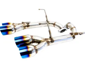 PLM Titanium Blue Tips Axle-Back Exhaust / Muffler Deletes Subaru WRX | STI 2015-2021