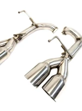 PLM Polished Tips Axle-Back Exhaust / Muffler Deletes Subaru WRX | STI 2015-2021                                     - PLM-SUB-TKP-DUAL-2015-1.5-PO - Image 4