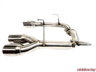 PLM Polished Tips Axle-Back Exhaust / Muffler Deletes Subaru WRX | STI 2015-2021 - PLM-SUB-TKP-DUAL-2015-1.5-PO