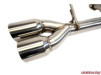 PLM Polished Tips Axle-Back Exhaust / Muffler Deletes Subaru WRX | STI 2015-2021 - PLM-SUB-TKP-DUAL-2015-1.5-PO